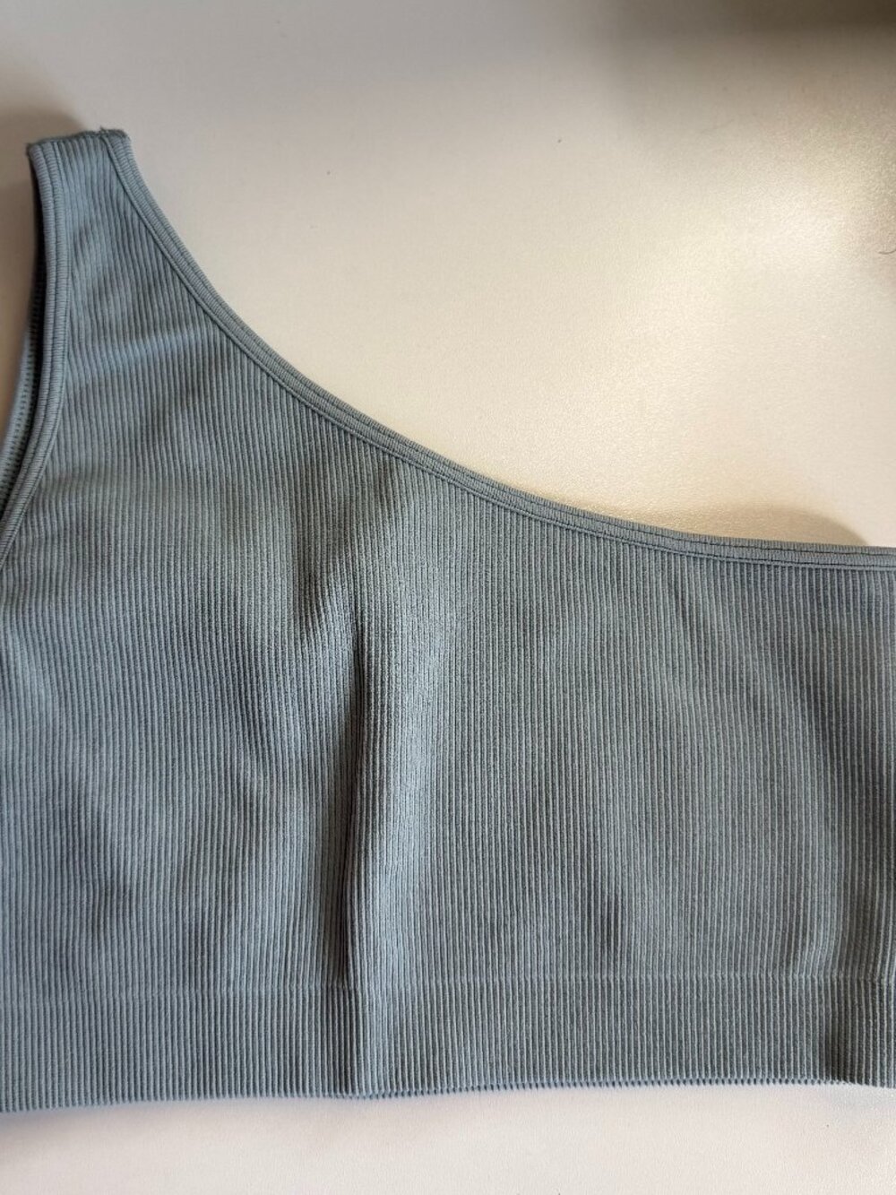 Set Active One-Shoulder Top in Light Blue, Size M (matching S leggings avail.!)